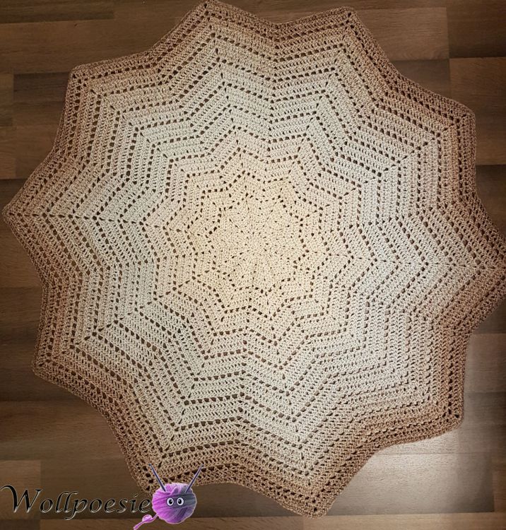 Sternensplitter Decke 10 zackige Sternendecke - myPatterns.de